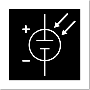 Solar Cell Schematic Symbol Electronics Posters and Art